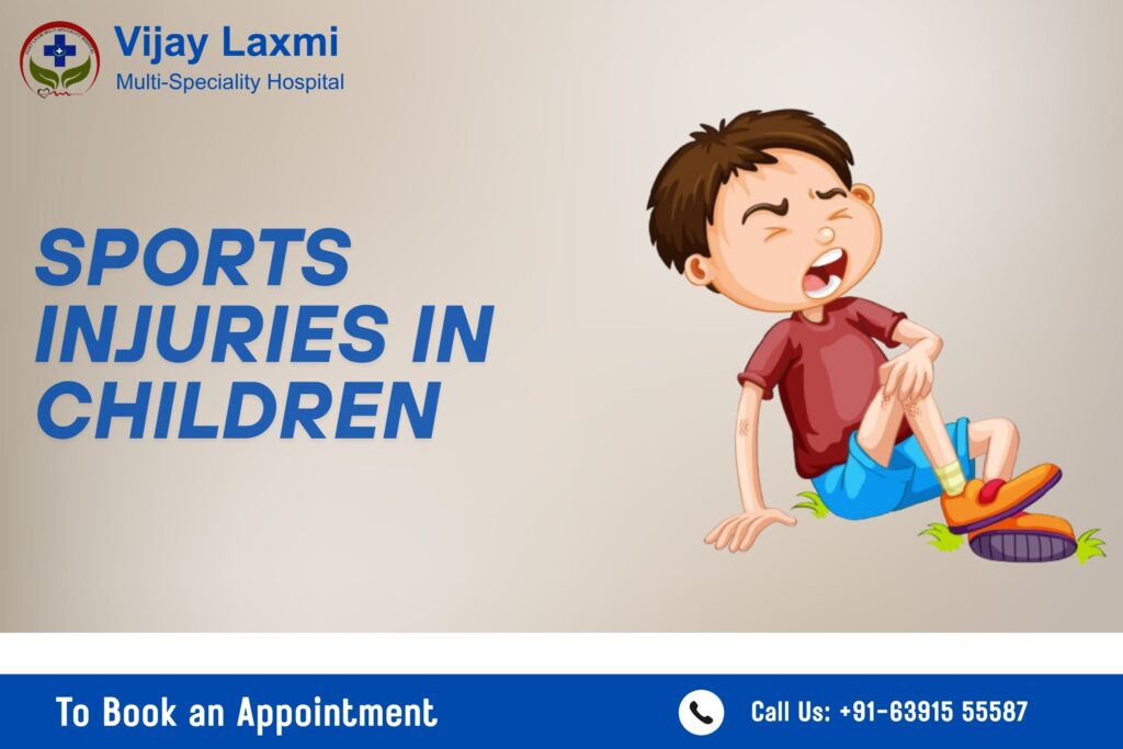 a child crying and depicting sports injuries in children.